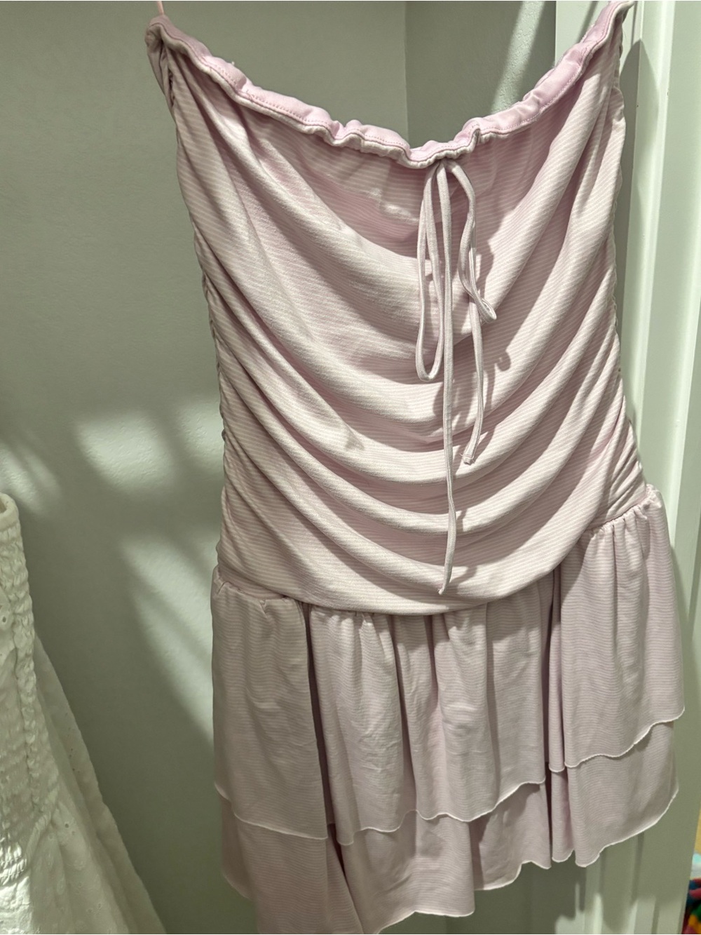 Hollister pink striped dress